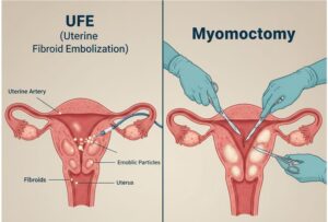 مراحل انجام میومکتومی رحم 
