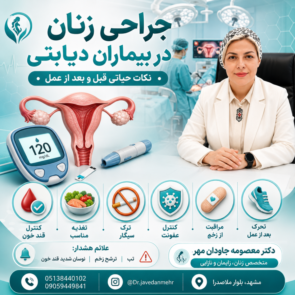جراحی زنان در بیماران دیابتی