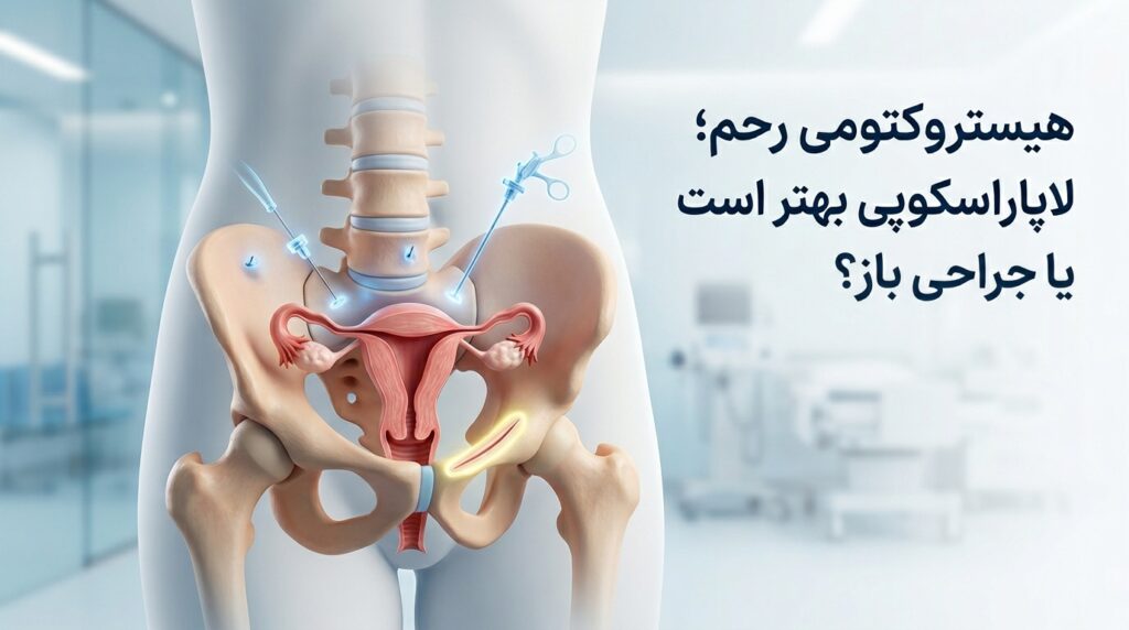 هیستروکتومی رحم؛ لاپاراسکوپی بهتر است یا جراحی باز؟