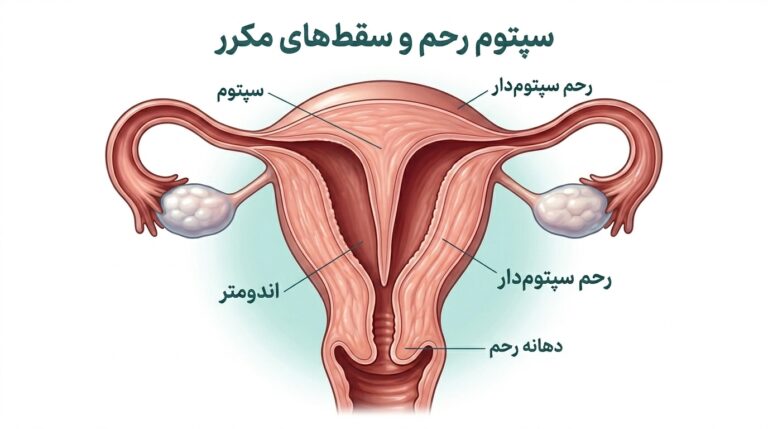 سپتوم رحم؛ 9 نشانه مهم که قبل از بارداری باید بدانید!