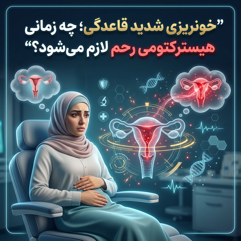 خونریزی شدید قاعدگی؛ چه زمانی هیسترکتومی رحم لازم می‌شود؟