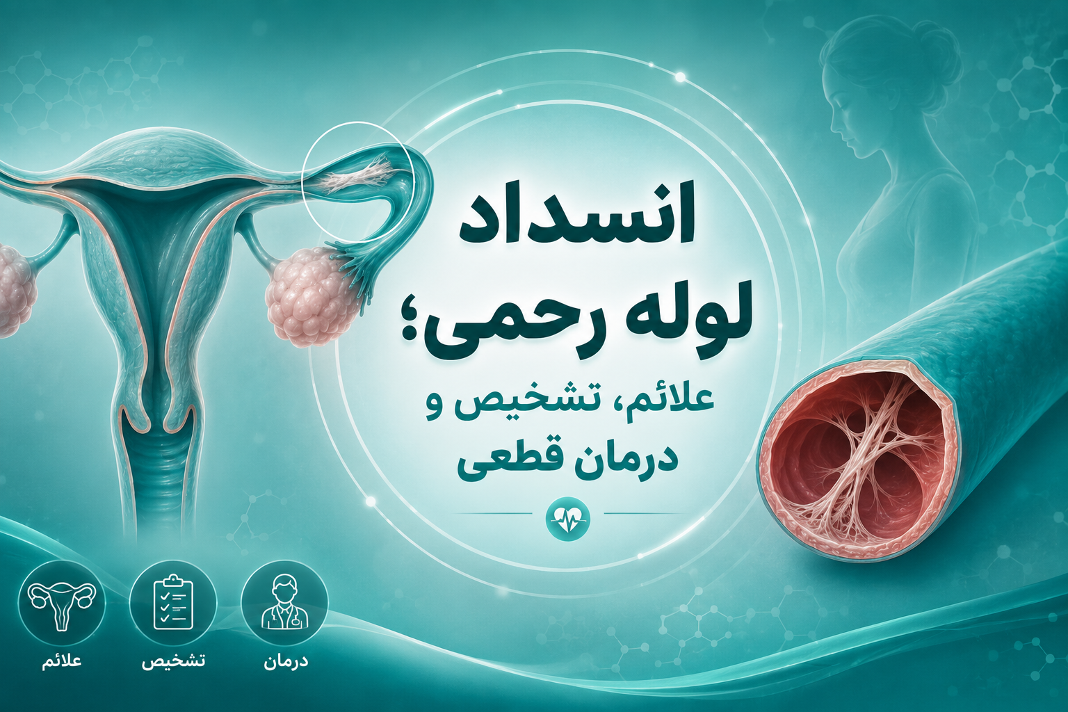 انسداد لوله رحمی؛ علائم، تشخیص و درمان قطعی