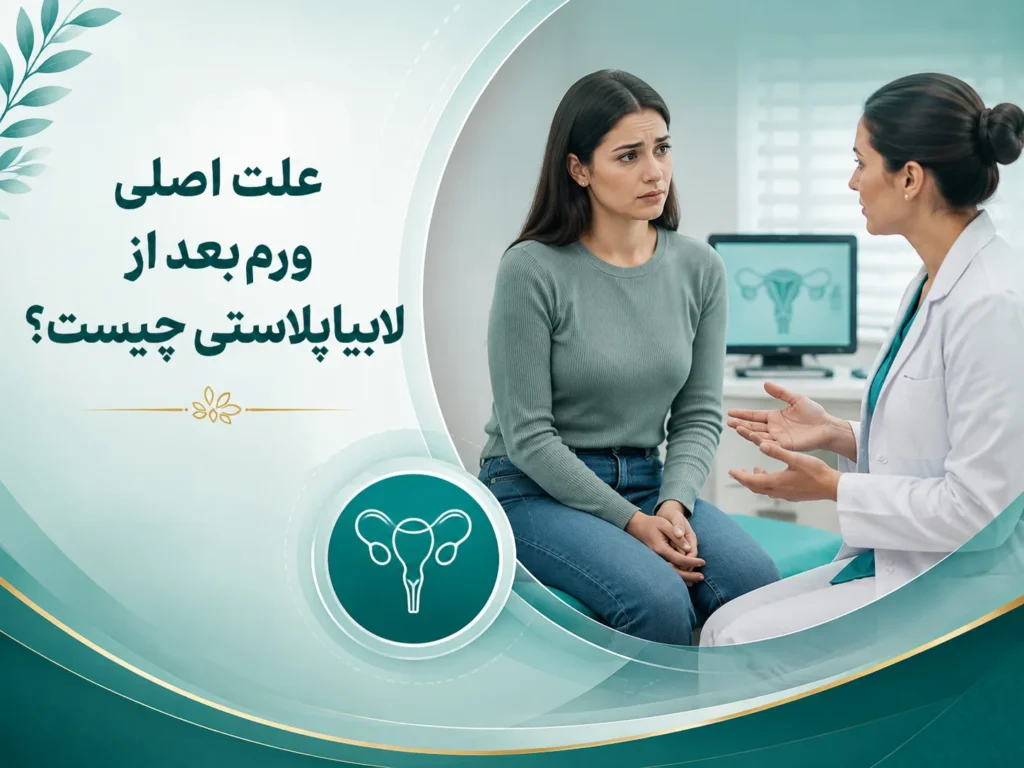 علت اصلی ورم بعد از لابیاپلاستی چیست؟