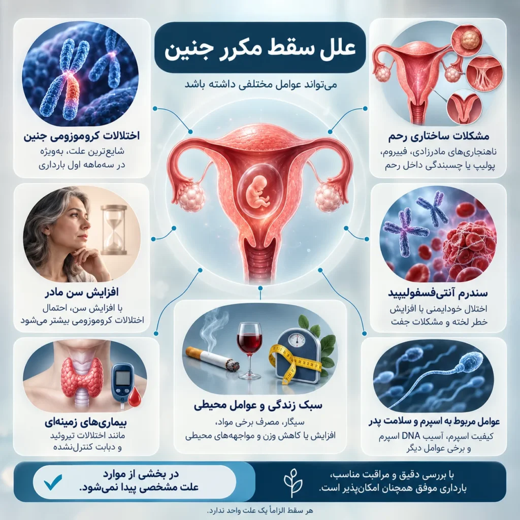 چه زمانی بهتر است بررسی علت سقط شروع شود؟